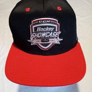 CCM Black and Red Hockey Cap